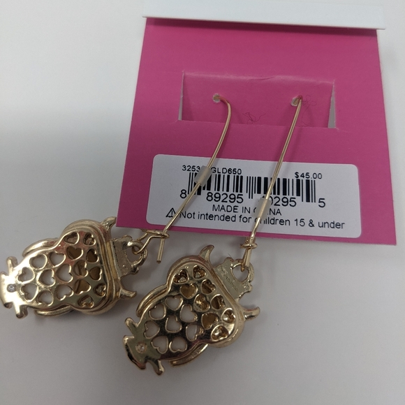 NWT Betsey Johnson Owl Earrings - Picture 4 of 5